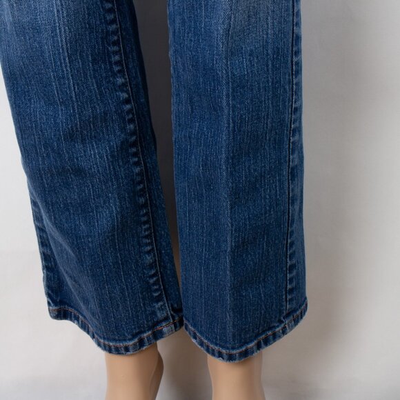 Lucky Brand Jeans Retro Rider Bootcut 0 (25 X 30) Women's Denim Jeans Zip Fly - Picture 6 of 9